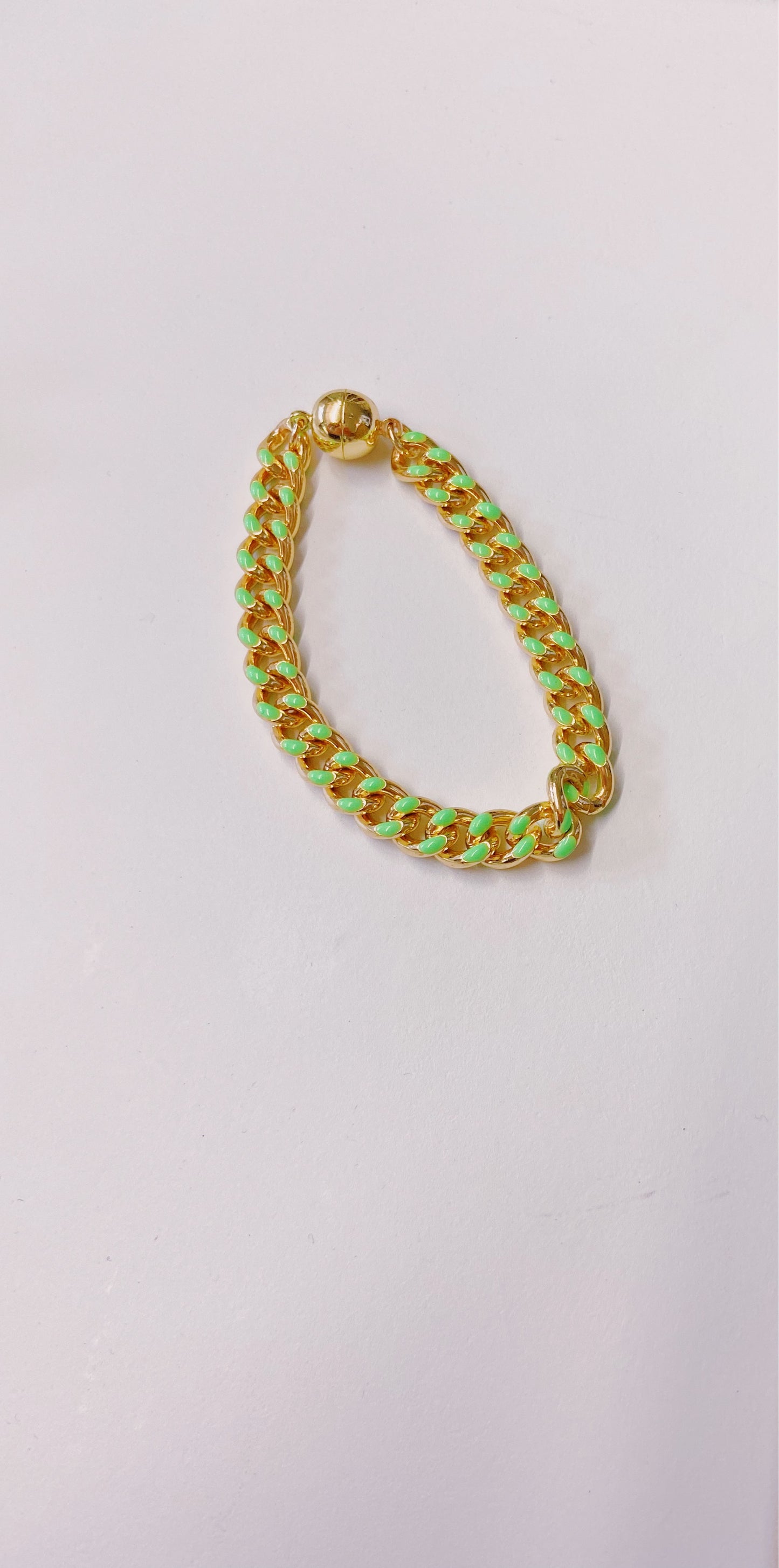 Green Link Bracelet